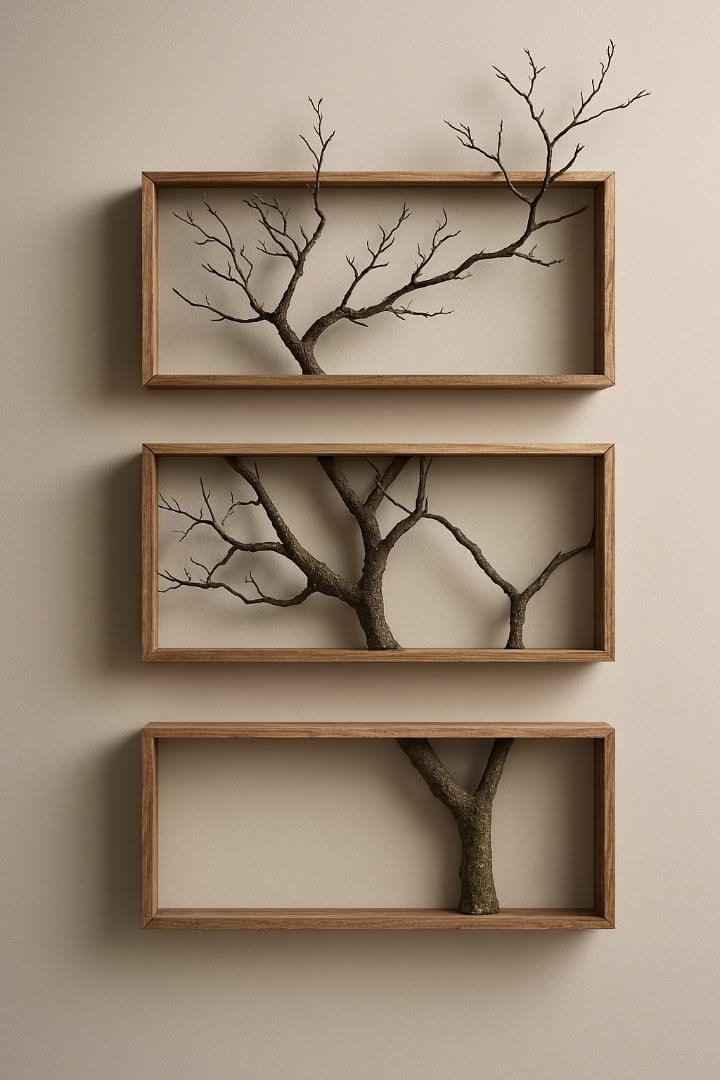 20 Creative Corner Wall Decor Ideas You Won't Believe Exist! - 16. Unique Wall Art Installations 1