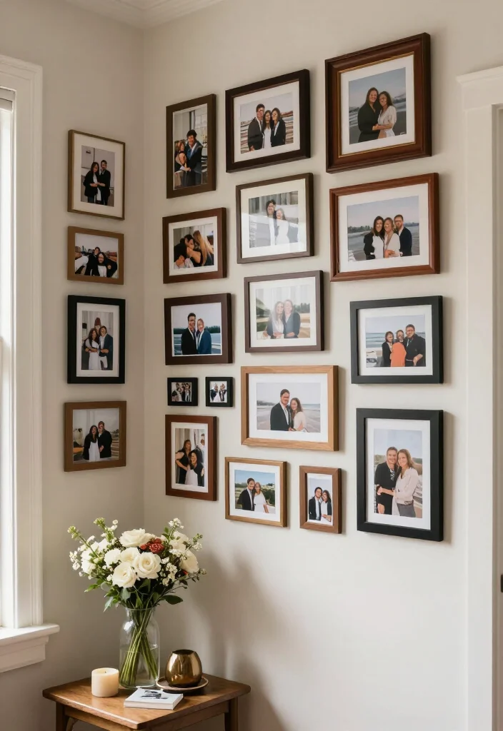 20 Creative Corner Wall Decor Ideas You Won't Believe Exist! - 18. Personalized Photo Wall 1