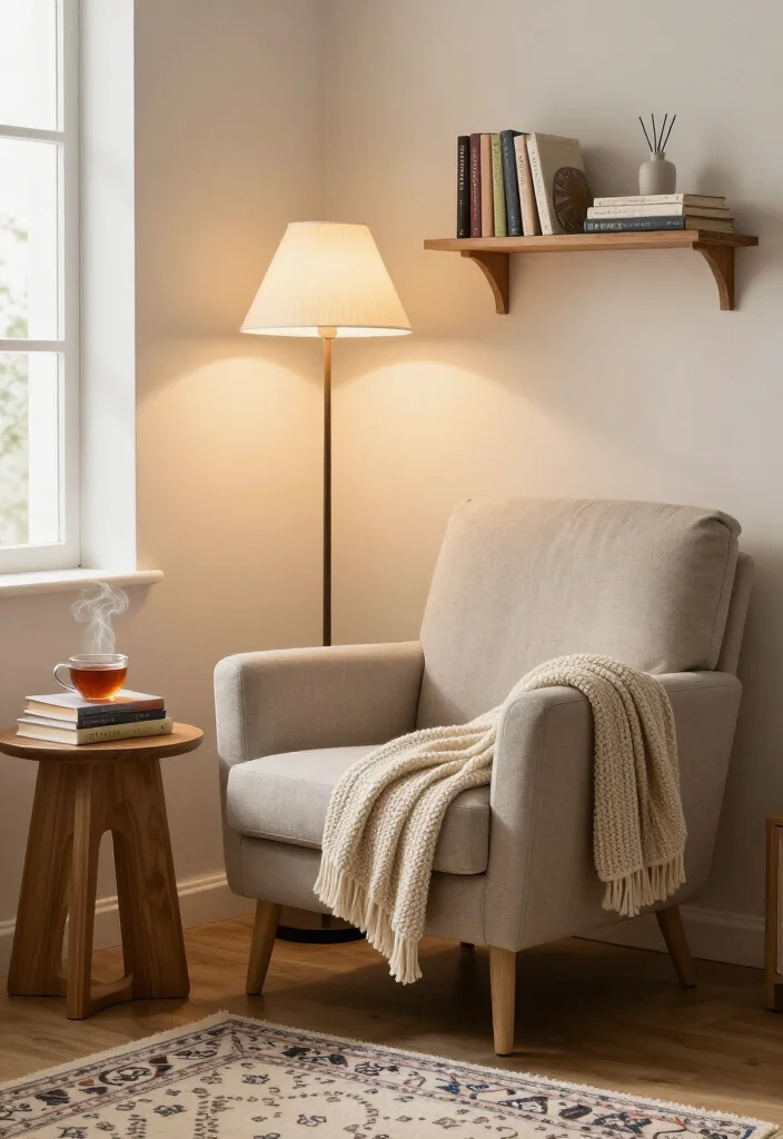 20 Creative Corner Wall Decor Ideas You Won't Believe Exist! - 2. Cozy Reading Nook 1