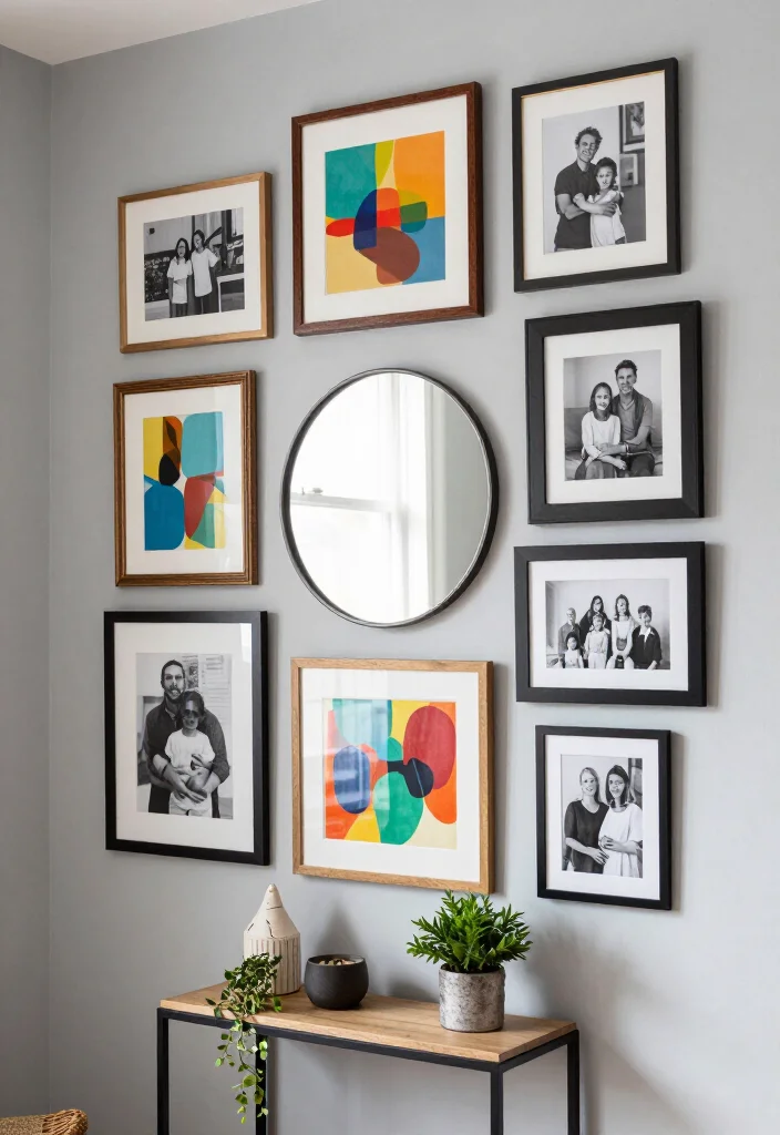 20 Creative Corner Wall Decor Ideas You Won't Believe Exist! - 3. Artistic Wall Collage 1