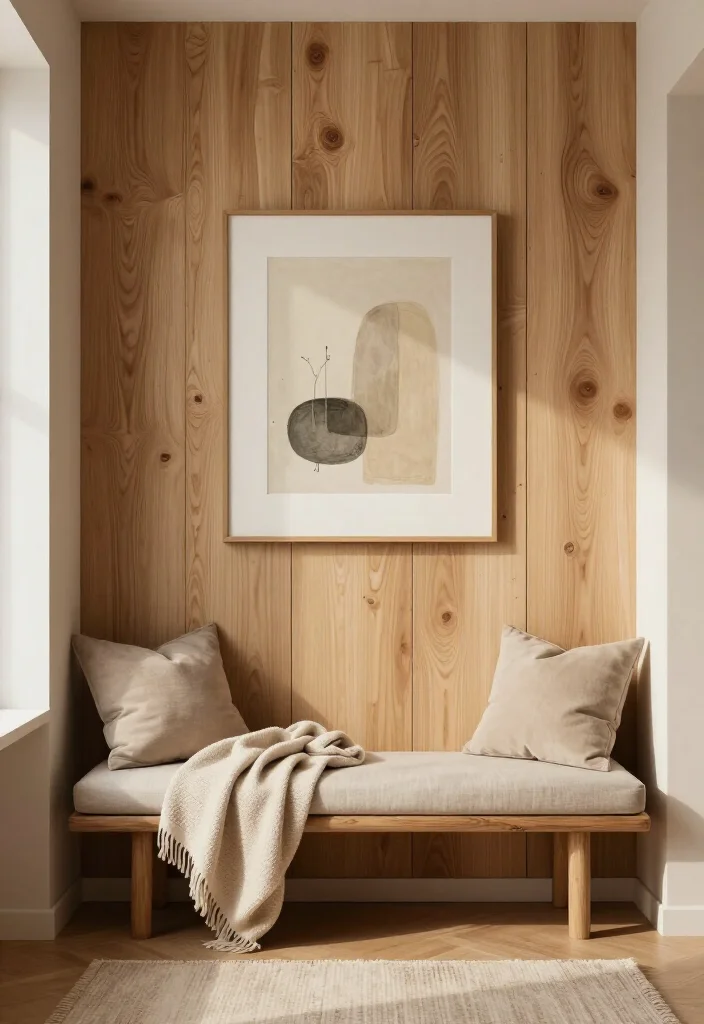 20 Creative Corner Wall Decor Ideas You Won't Believe Exist! - 8. Textured Wall Panels 1